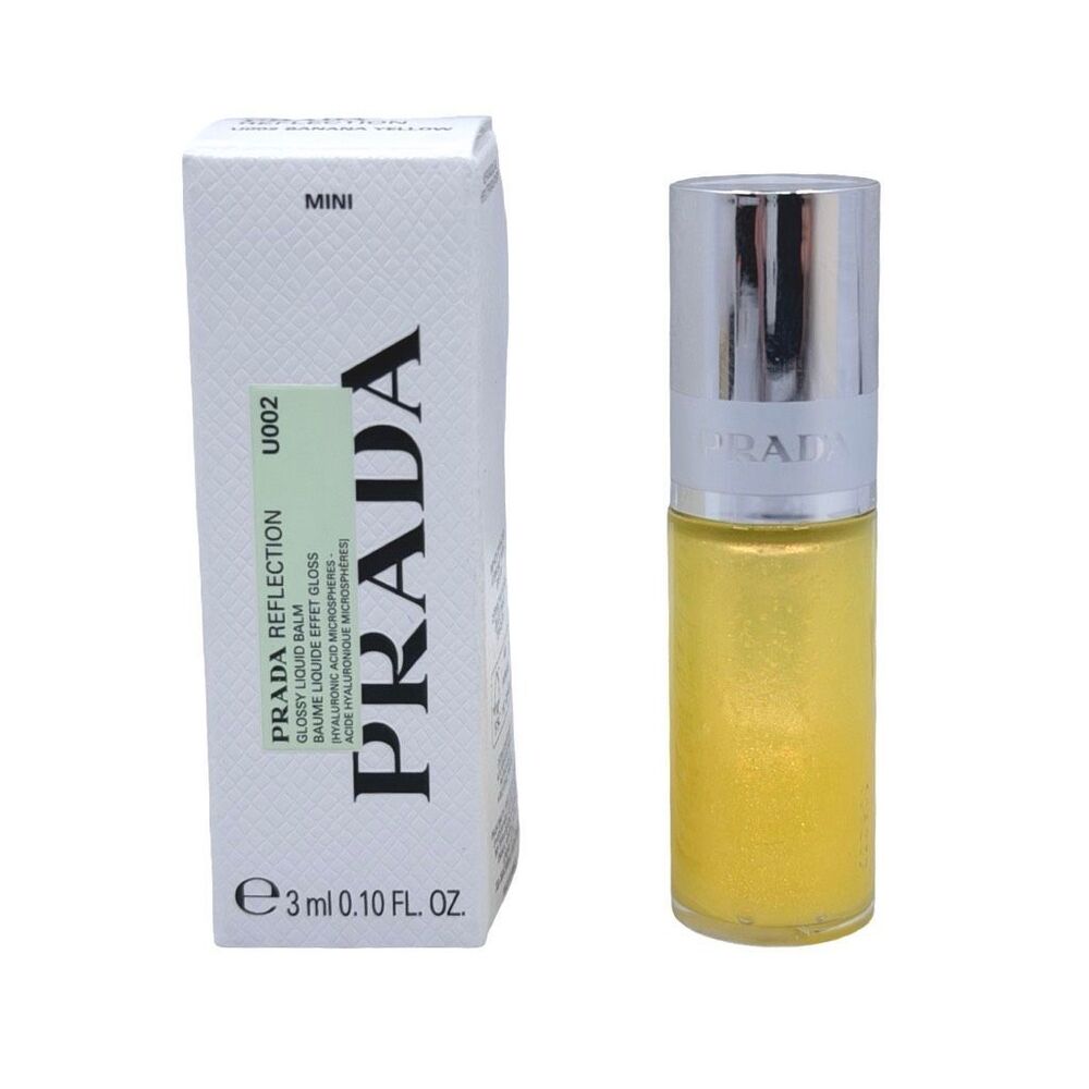 Prada Mini Reflection Glossy Liquid Balm - 3 ml / 0.10 fl oz - Banana Yellow